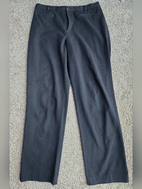 Rafaella Black Women's Straight-Leg Trousers